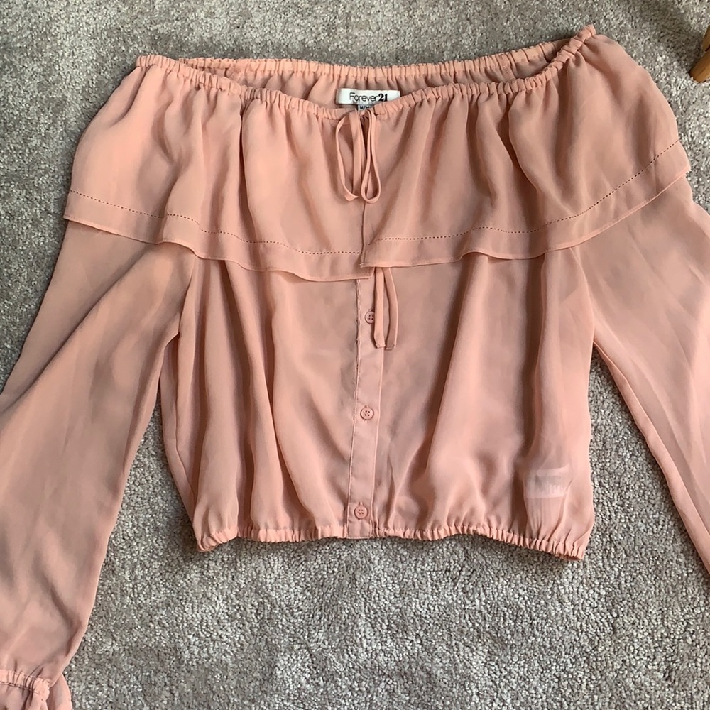 Forever 21 Sheer Blouse
